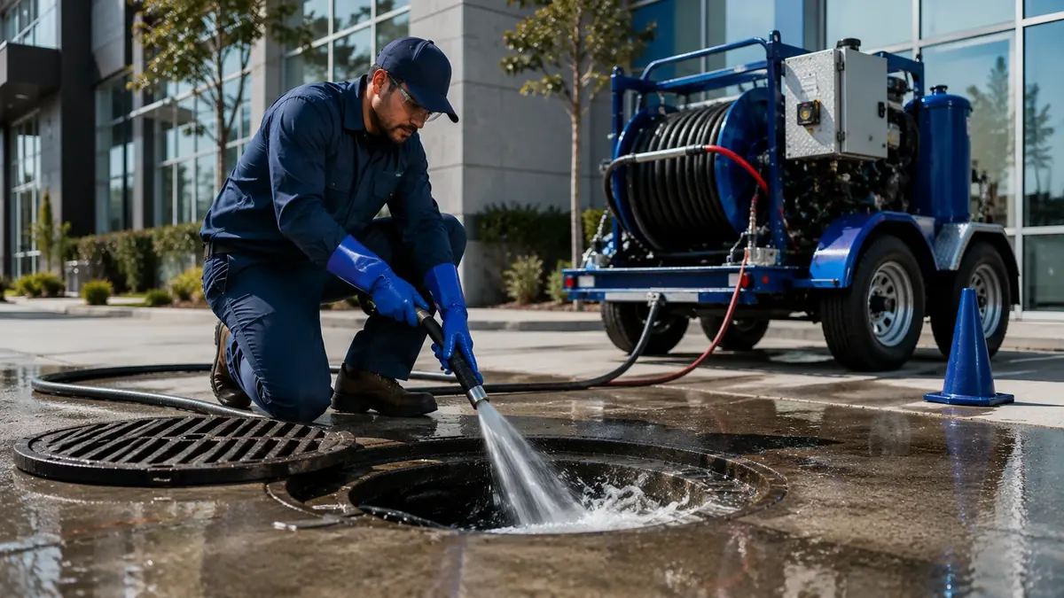 Commercial Hydro Jet Drain Cleaning in Bonsall